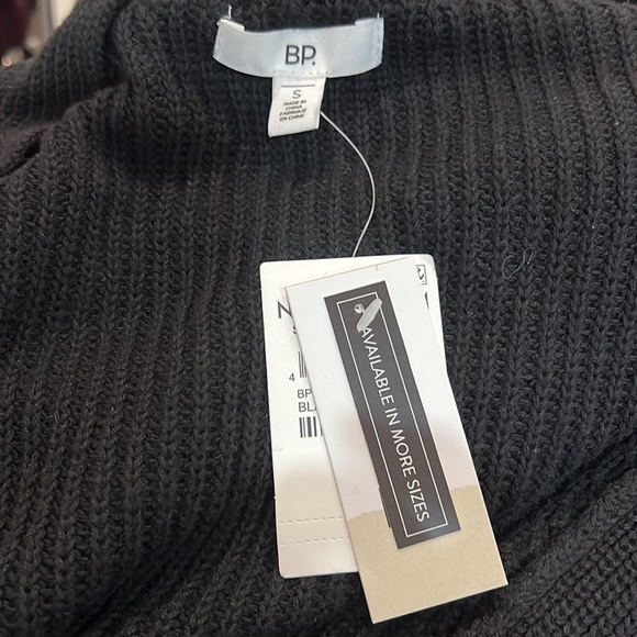 BP Black Women Open Stitch Open front Dropped Shoulder Cardigan, Size Small - Picture 5 of 5